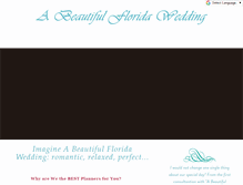Tablet Screenshot of abeautifulfloridawedding.com